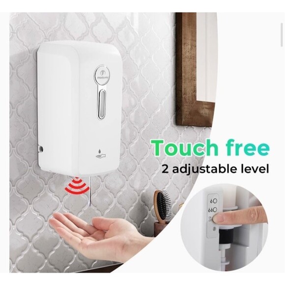 Soap Dispenser Automatic Foam Hand Sanitizer Dispenser Wall Mount Touchless Soap - Picture 7 of 10